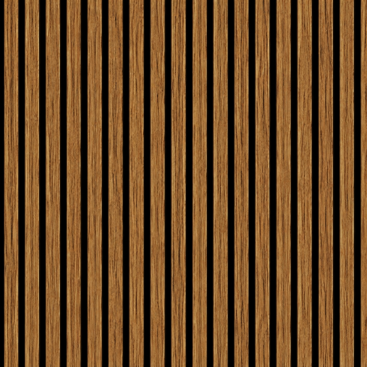 Wall Panel 01P - Teak Oak - Acoustic - 240cm - (1 pack / 4pcs)