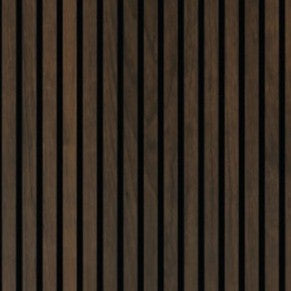 Wall Panel 02WT - Walnut - Acoustic - 280cm - (1 pack / 3pcs)