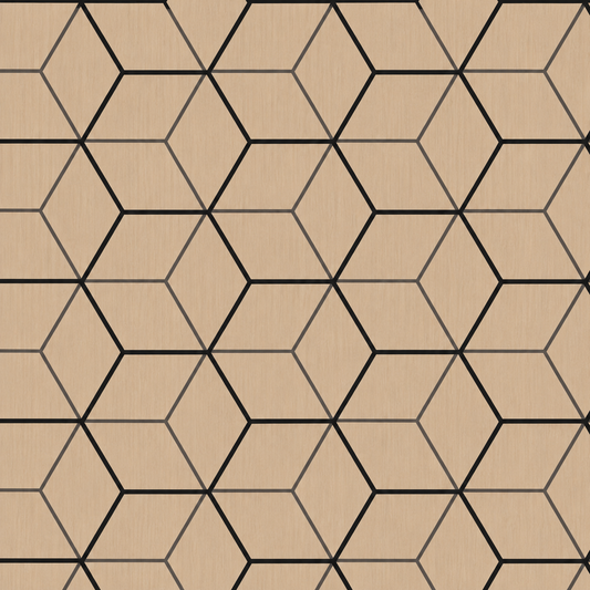 Wall Panel 08A - Oak - Blocks - 240cm - (1 pack / 4pcs)