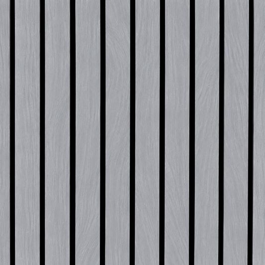 Wall Panel 17F - Grey Oak - Wide Slat Acoustic - 240cm - (1 pack / 4pcs)