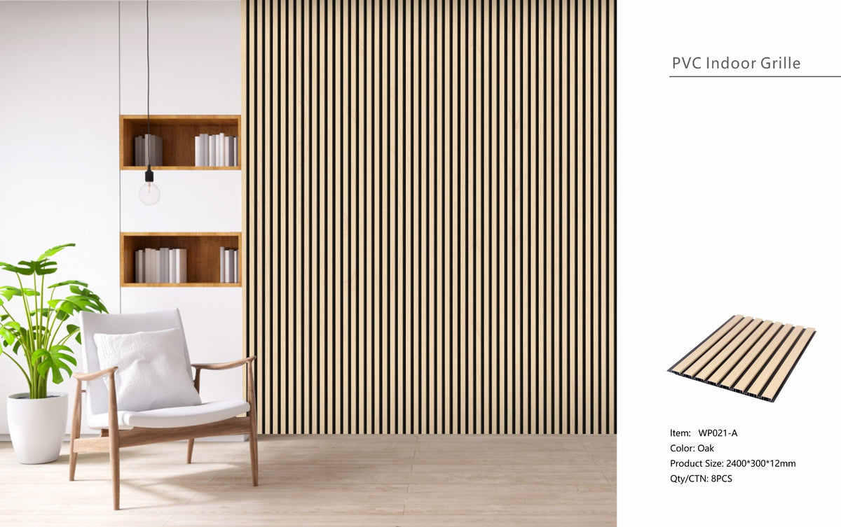 Wall Panel 21A - Oak - Seamless - 240cm - (1 pack / 8pcs)