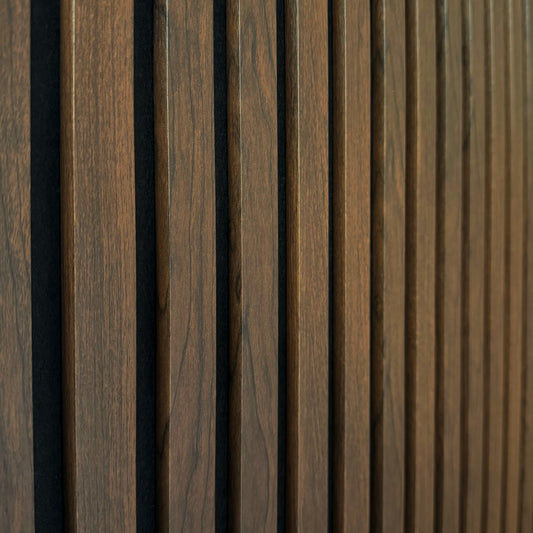 Wall Panel 31T - Walnut - Premium 3-Sided Acoustic - 240cm - (1 pack / 4pcs)