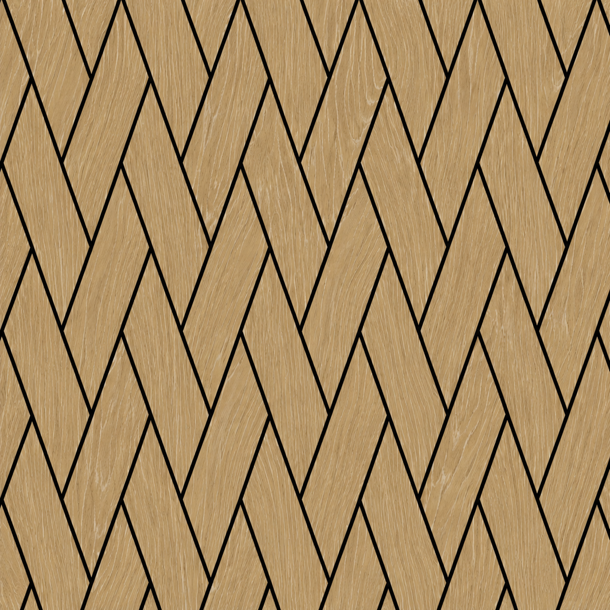 Wall Panel 42H - Oak - Acoustic - 240cm - (1 pack / 4pcs)