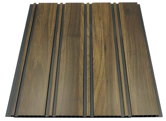 Wall Panel 64T - Walnut - Acoustic - 240cm - (1 pack / 8pcs)
