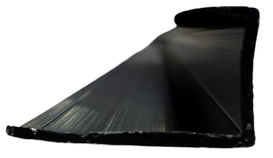 Aluminium End Strip - Black - WP 05/07/11 - 300cm - (1 pack / 10pcs)