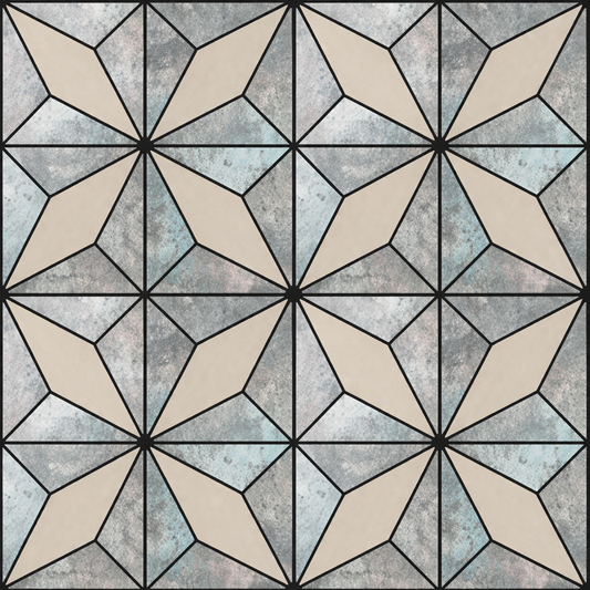 Wall Panel 010A - Antique Metallic Grey - Acoustic - 240cm - (1 pack / 4pcs)