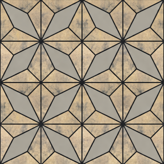 Wall Panel 010B - Antique Metallic Gold - Acoustic - 240cm - (1 pack / 4pcs)