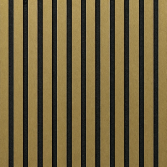 Wall Panel 01WG - Metallic Gold - Acoustic - 240cm - (1 pack / 4pcs)