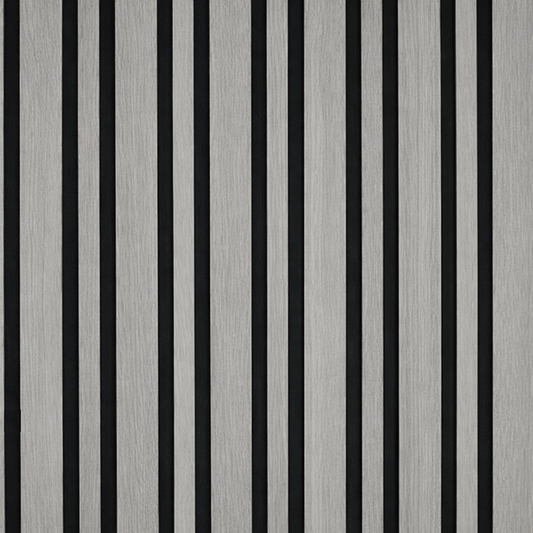 Wall Panel 04B - Light Grey - Acoustic - 240cm - (1 pack / 4pcs)