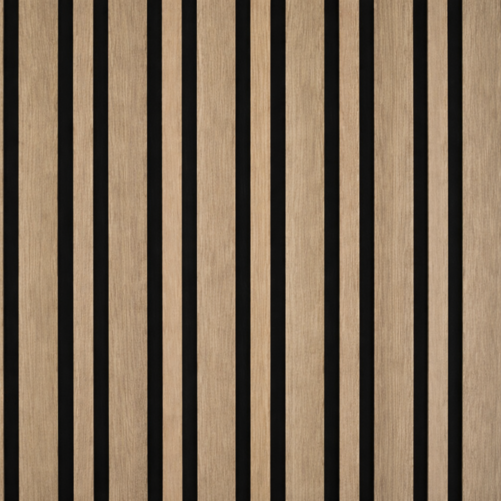 Wall Panel 04D - Dark Oak - Acoustic - 240cm - (1 pack / 4pcs)