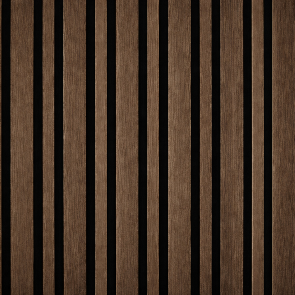 Wall Panel 04T - Walnut - Acoustic - 240cm - (1 pack / 4pcs)