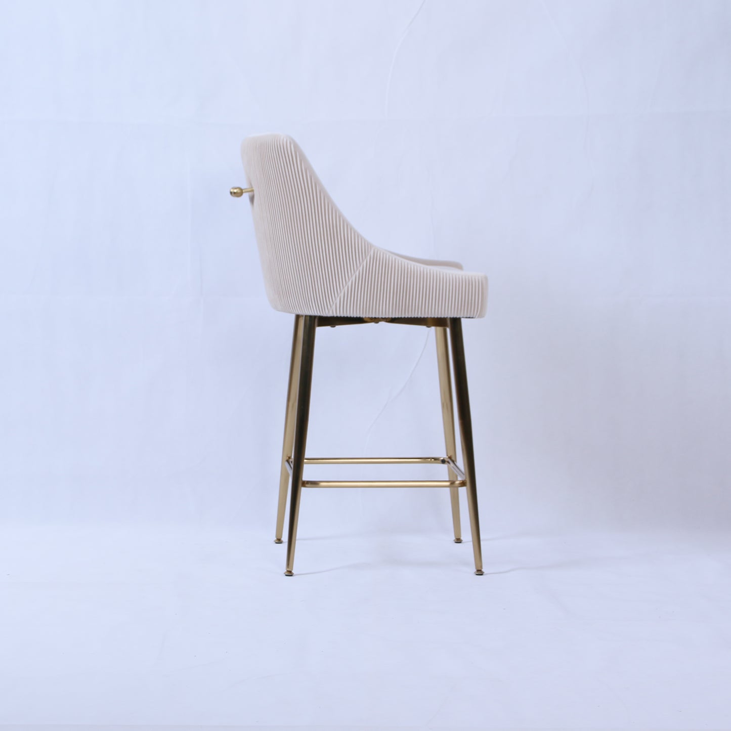 G-Milan Stool (Gold Legs)