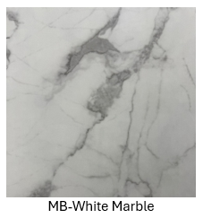MB White Marble Dining Table (1.5m)