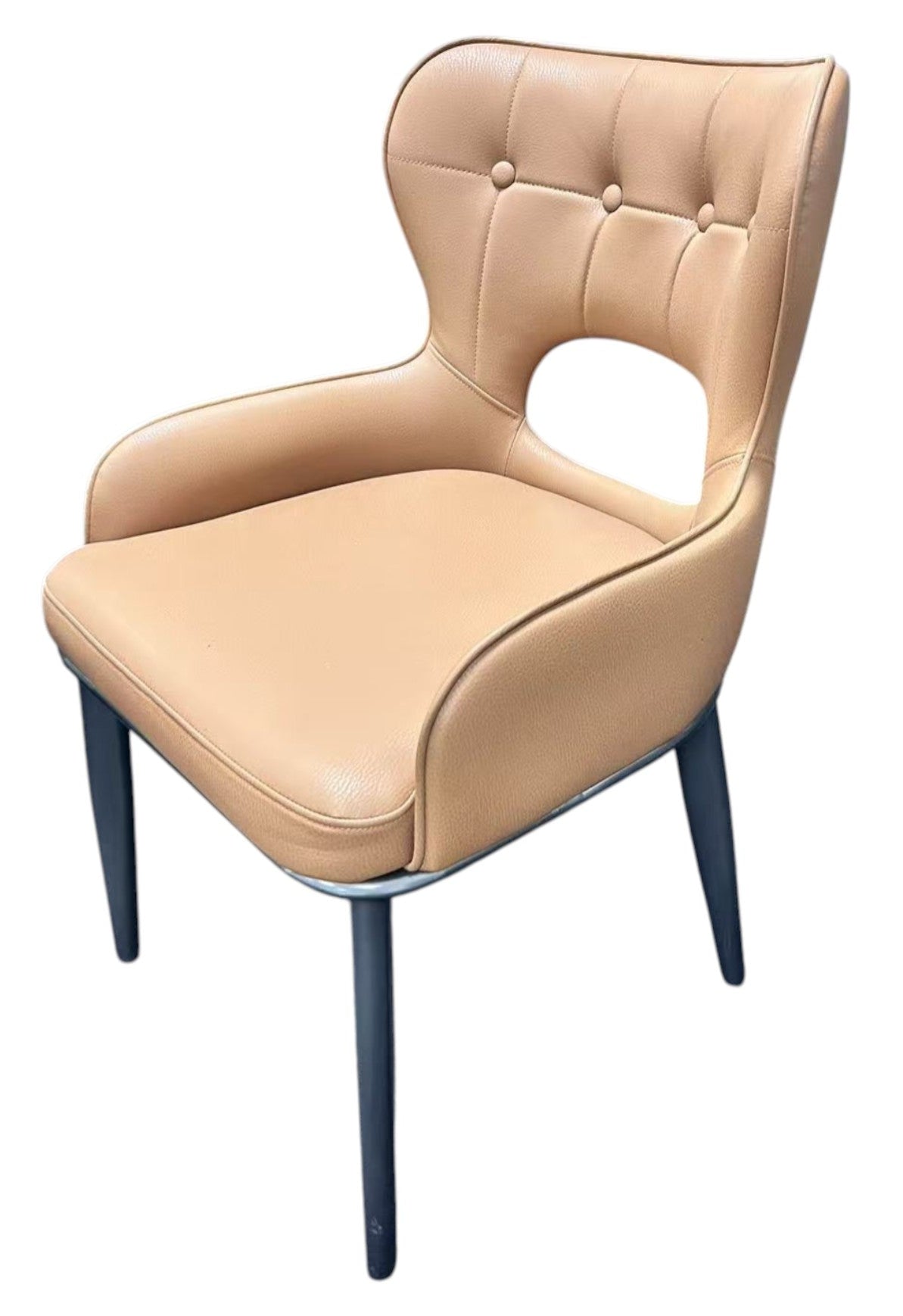 Marbella PU Chair (Black Legs)