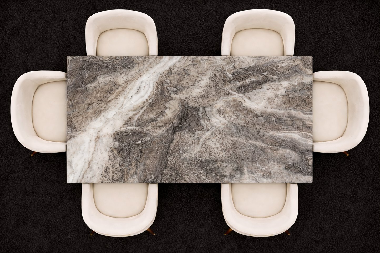 Mixed Brown Marble Top