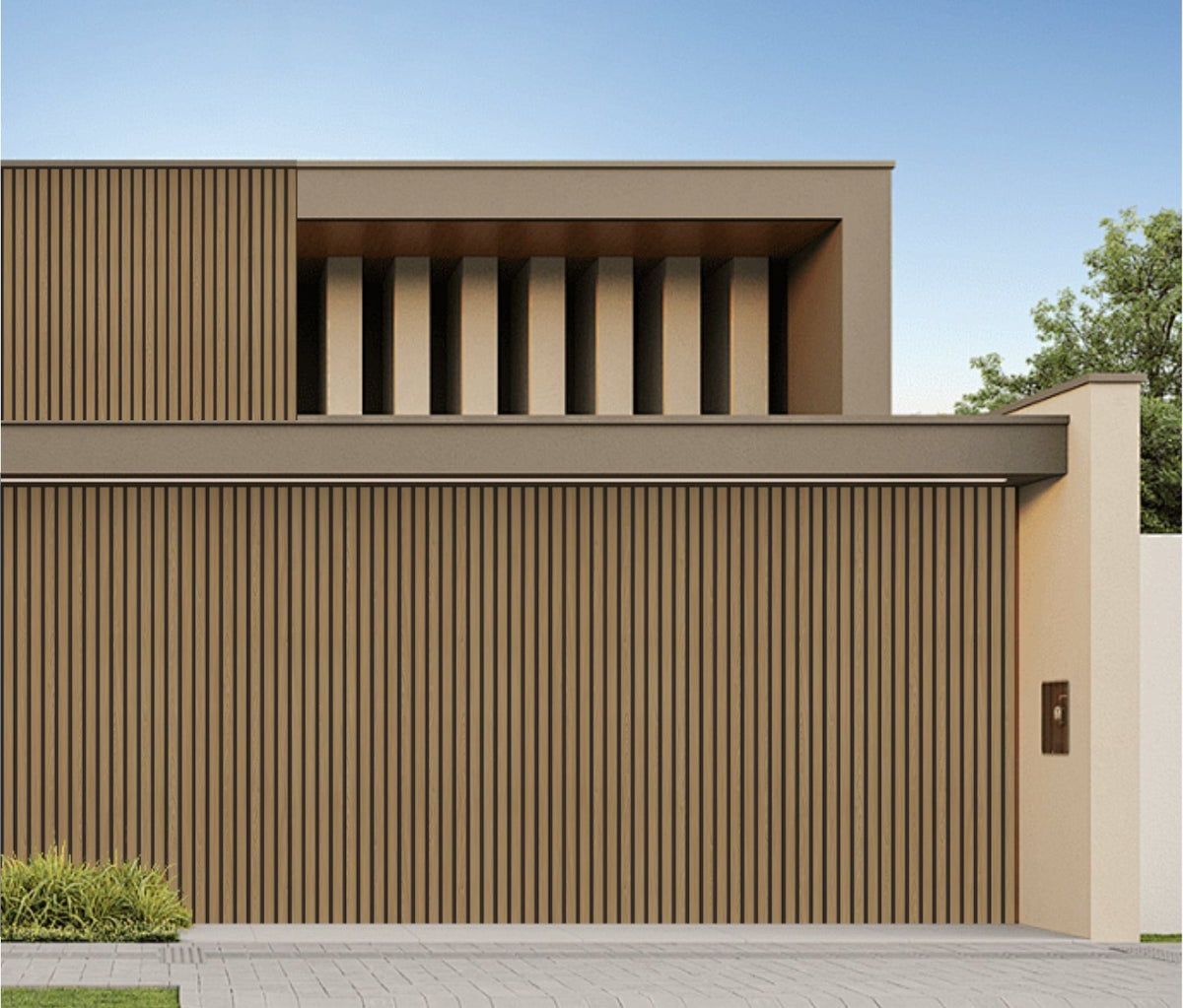 Wall Panel 88D - Dark Oak - Outdoor - 290cm - (1 pack / 6pcs)