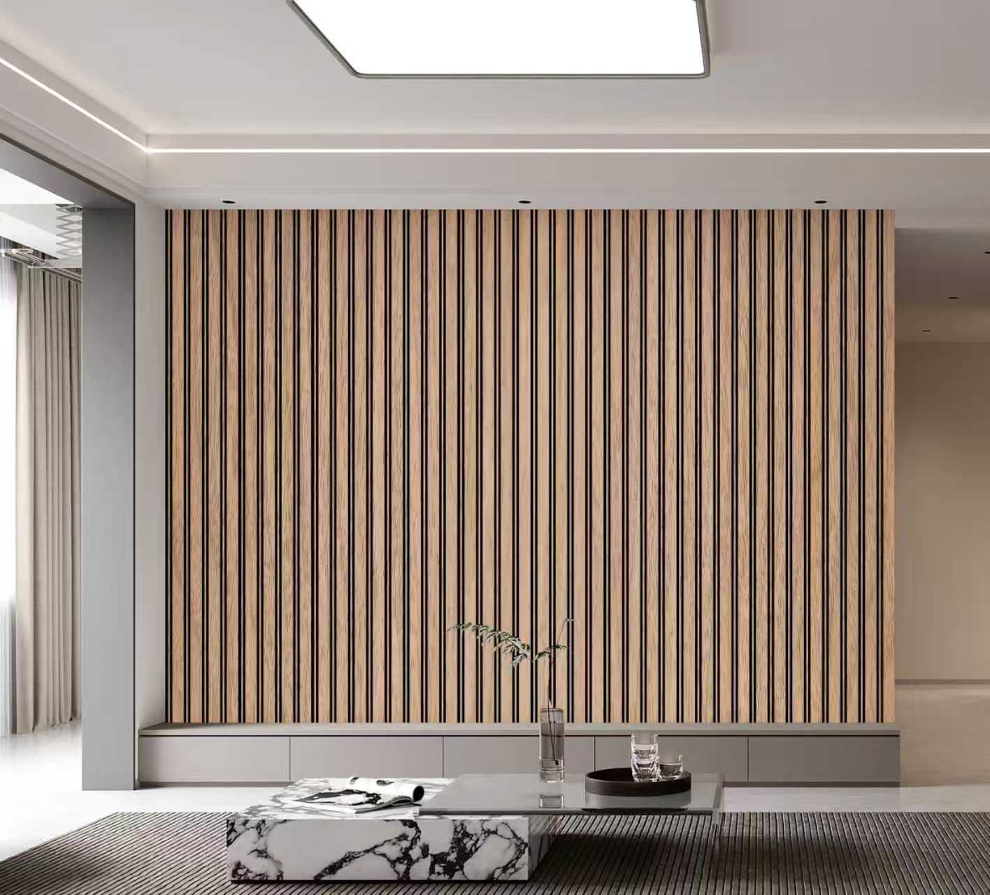 Wall Panel 64A - Oak - PVC - 240cm - (1 pack / 8pcs)