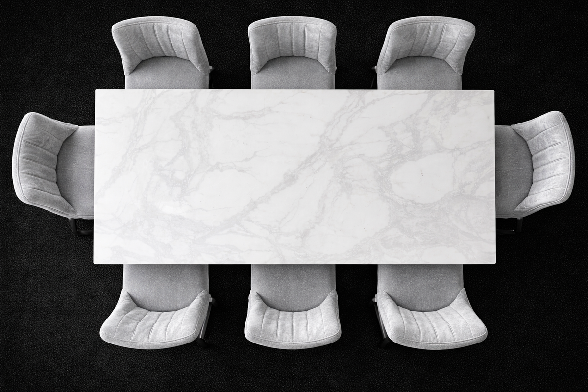 White Marble Top