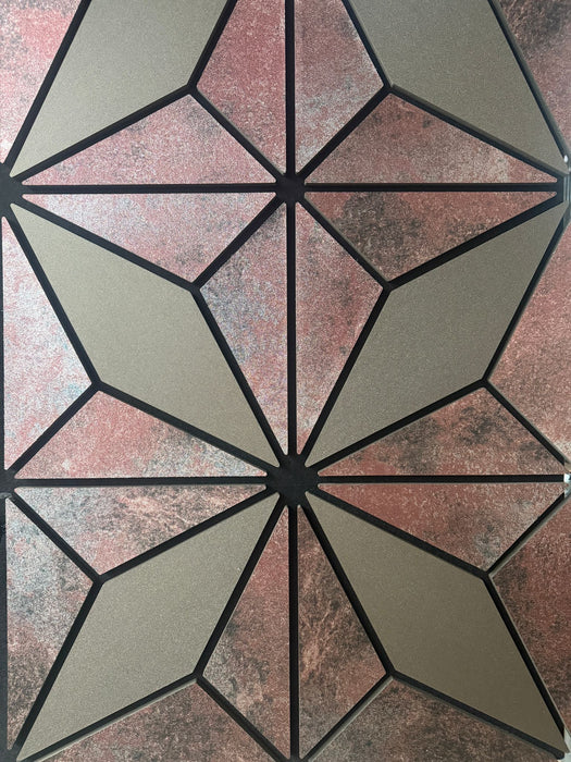 Wall Panel 010C - Antique Metallic Brown - Acoustic - 240cm - (1 pack / 4pcs)