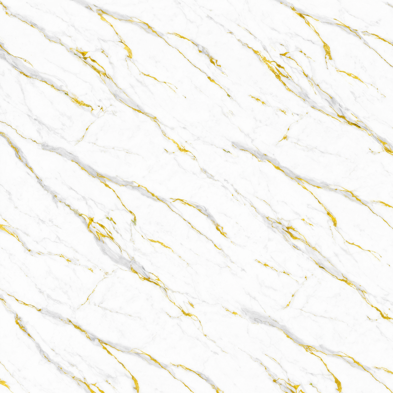 Wall Panel 011D - Gold and White Marble - Wall Board - 240cm - (1 pack / 2pcs)