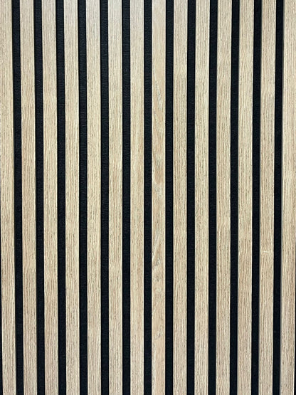 Wall Panel 01D - Dark Oak - Acoustic - 240cm - (1 pack / 4pcs)