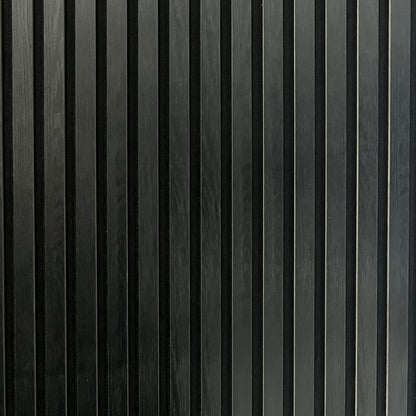 Wall Panel 01E - Black - Acoustic - 240cm - (1 pack / 4pcs)