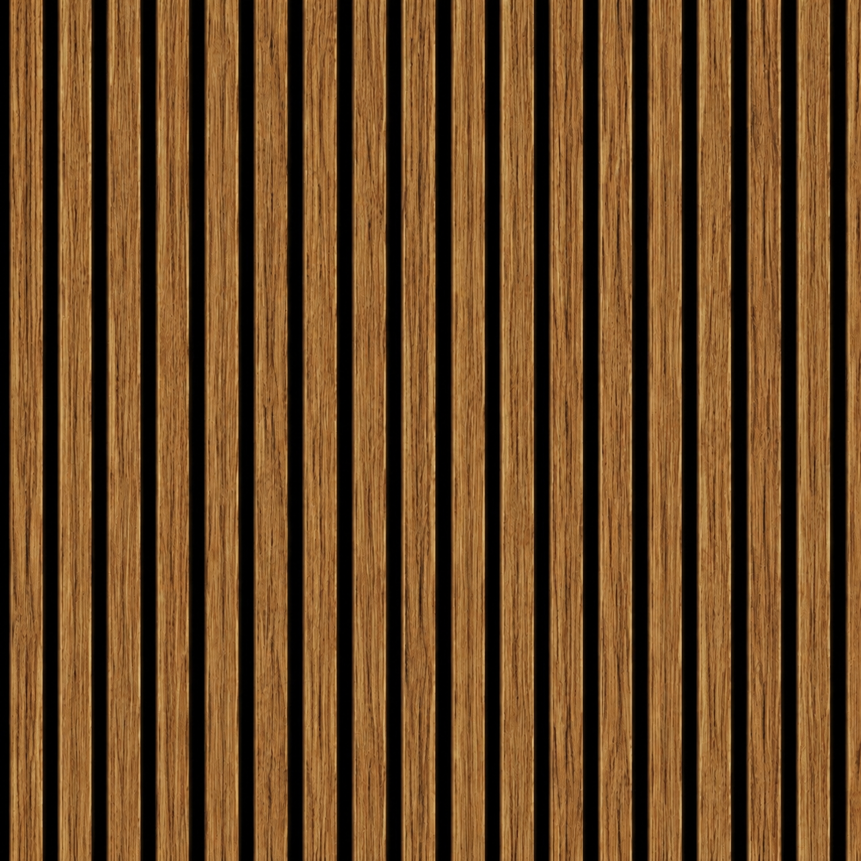 Wall Panel 01P - Teak Oak - Acoustic - 240cm - (1 pack / 4pcs)