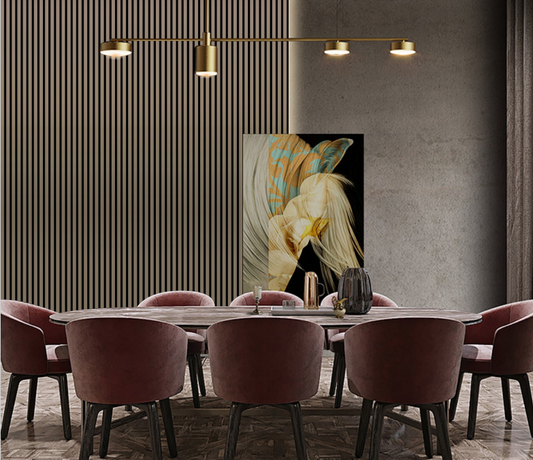 Wall Panel 01WF - Metallic Brown - Acoustic - 240cm - (1 pack / 4pcs)
