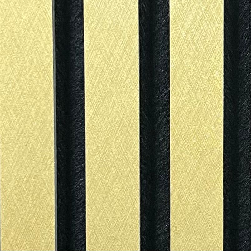 Wall Panel 01WG - Metallic Gold - Acoustic - 240cm - (1 pack / 4pcs)
