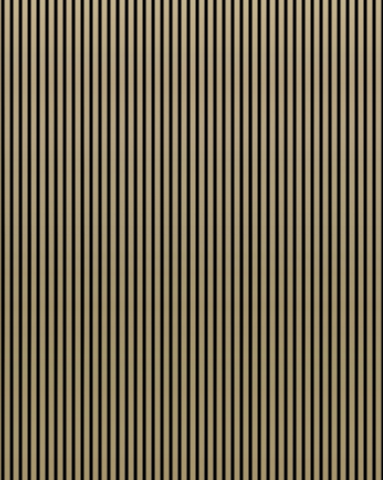 Wall Panel 01WG - Metallic Gold - Acoustic - 240cm - (1 pack / 4pcs)