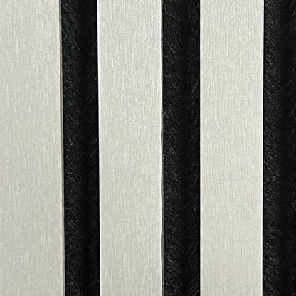 Wall Panel 01WH - Metallic Light Grey - Acoustic - 240cm - (1 pack / 4pcs)