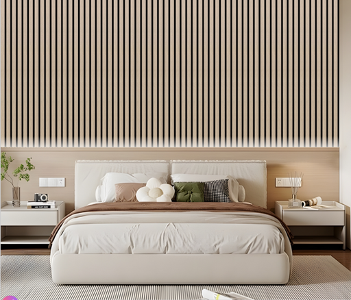 Wall Panel 02 WA/Oak  280cm (Acoustic) - 1 pack(3pcs)