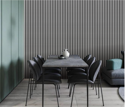 Wall Panel 02 WB/Grey  280cm (Acoustic) - 1 pack(3pcs)