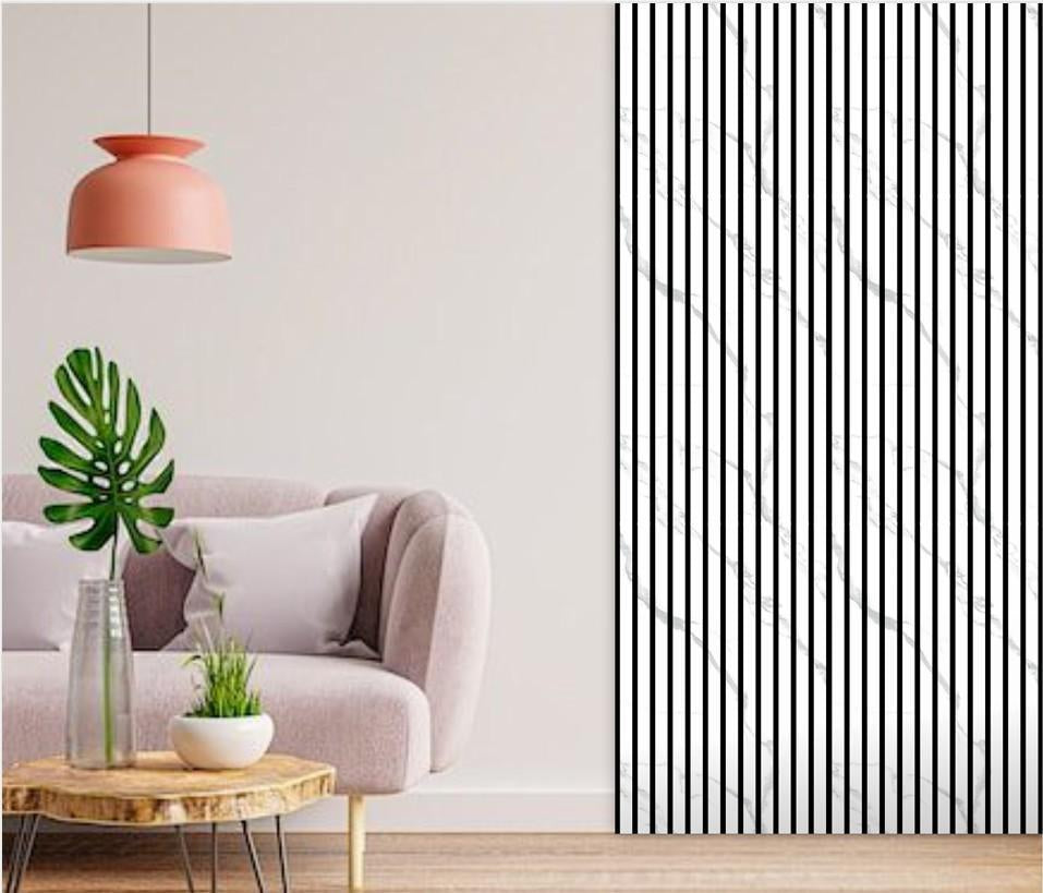Wall Panel 02WK - White Marble - Acoustic - 280cm - (1 pack / 3pcs)