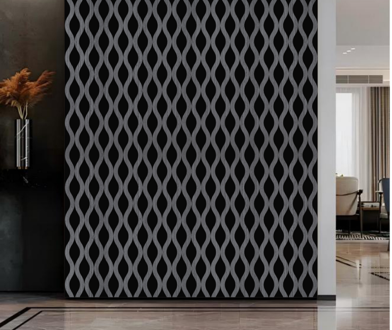 Wall Panel 03 C / Dark Grey (Acoustic) - 1 pack(4pcs)