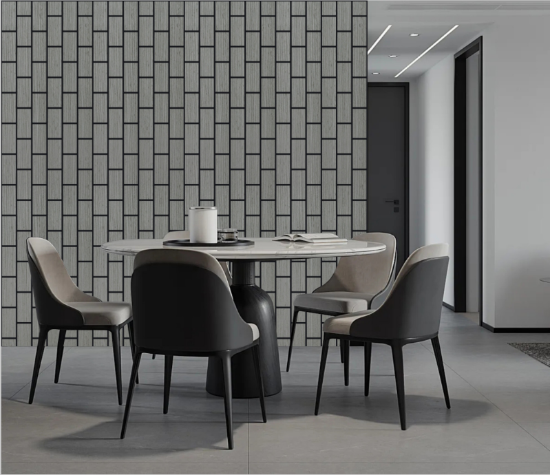 Wall Panel 06 B (Vertical wall panel) / Light Grey - 1 pack(4pcs)