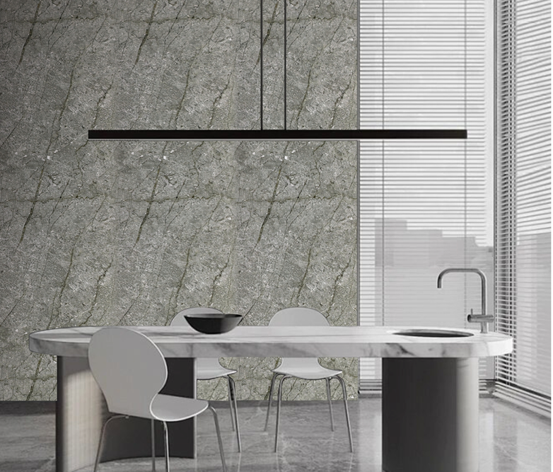 Wall Panel 07F - Gold and Grey Marble - Wall Board - 240cm - (1 pack / 4pcs)