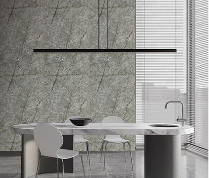 Wall Panel 07F - Gold and Grey Marble - Wall Board - 240cm - (1 pack / 4pcs)