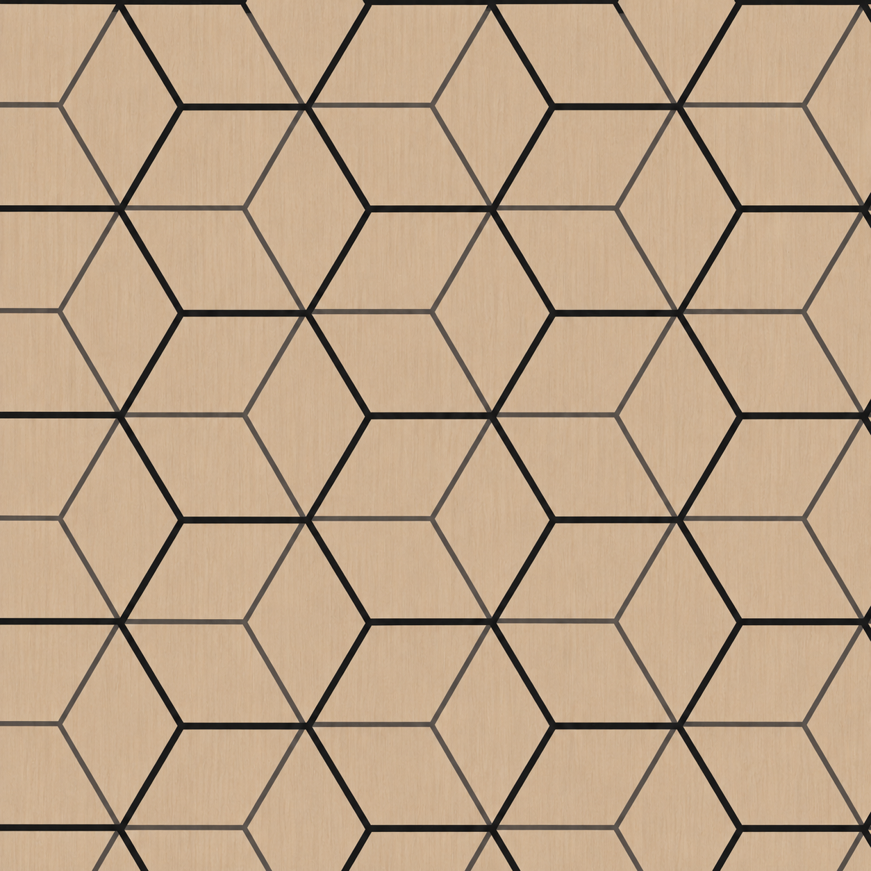 Wall Panel 08A - Oak - Blocks - 240cm - (1 pack / 4pcs)