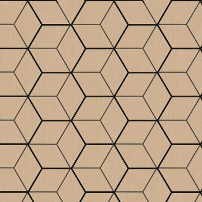 Wall Panel 08A - Oak - Blocks - 240cm - (1 pack / 4pcs)
