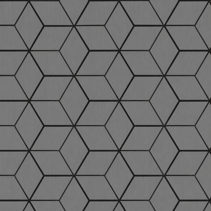 Wall Panel 08F - Grey - Blocks - 240cm - (1 pack / 4pcs)