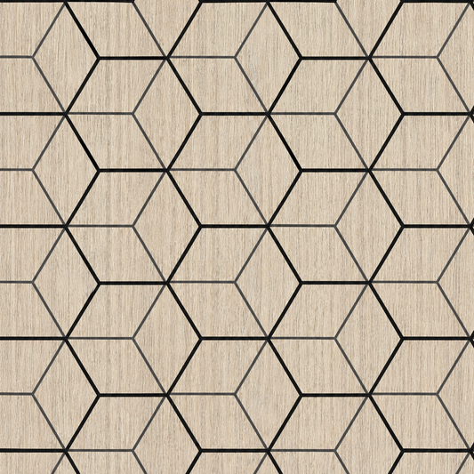 Wall Panel 08D - Dark Oak - Blocks - 240cm - (1 pack / 4pcs)