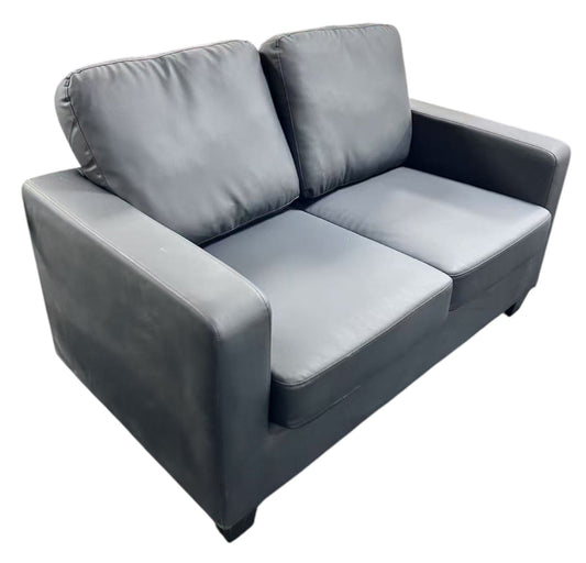 Lucy PU Black 3+2 Sofa