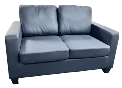 Lucy PU Black 3+2 Sofa