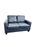 130 Sofa - 2 Seat (PU Black)