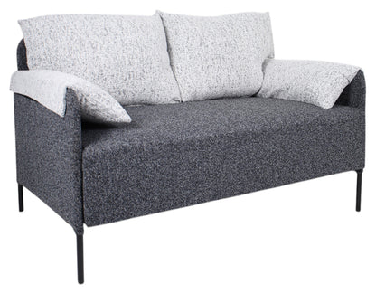 Roma Grey & Cream Mix 2 Seater Sofa