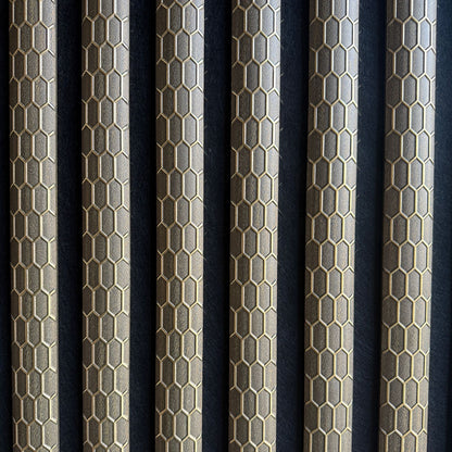 Wall Panel 013B - PS Gold and Brown - Acoustic - 240cm - (1 pack / 4pcs)