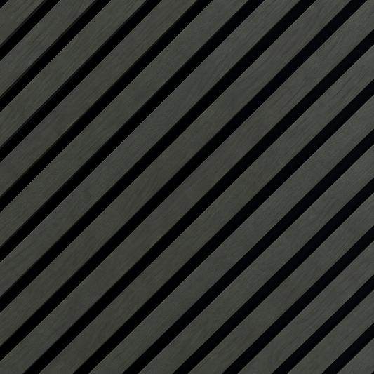 Wall Panel 15E - Black - Acoustic - 240cm - (1 pack / 4pcs)