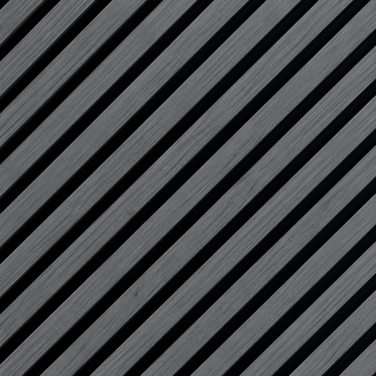 Wall Panel 15F - Dark Grey - Acoustic - 240cm - (1 pack / 4pcs)