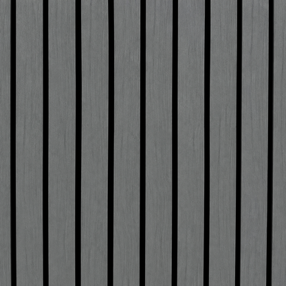 Wall Panel 17B - Light Grey - Wide Slat Acoustic - 240cm - (1 pack / 4pcs)